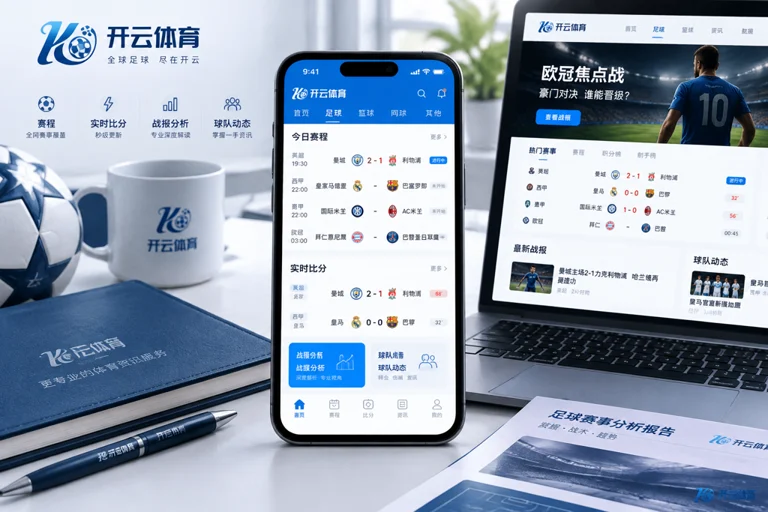 用户通过开云体育APP查看足球赛事资讯、赛程数据与球队动态