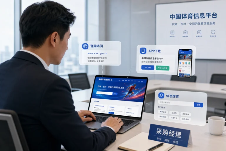 企业用户在电脑端查看赛事数据与运营信息