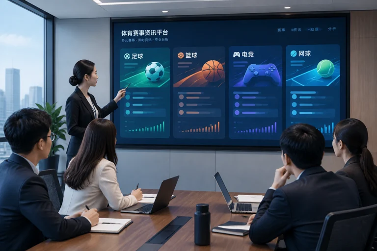 企业采购团队查看开云体育官网赛事信息服务界面